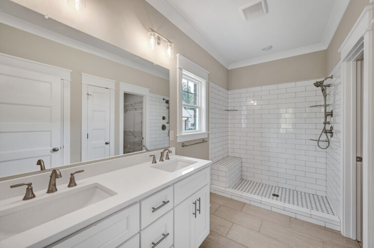 New construction at 194 Pipers Ridge West primary bath