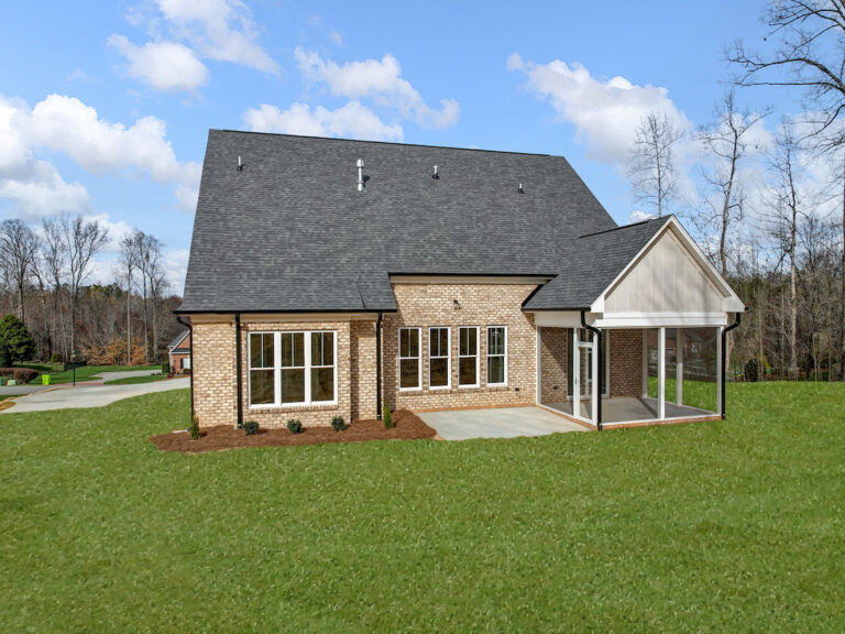 181 Mossy Oak Dr new construction by Dream Builders view of back of home.