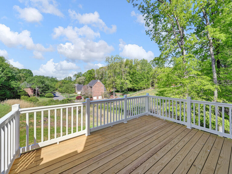 680 Willowbrook Ln, view of back deck.