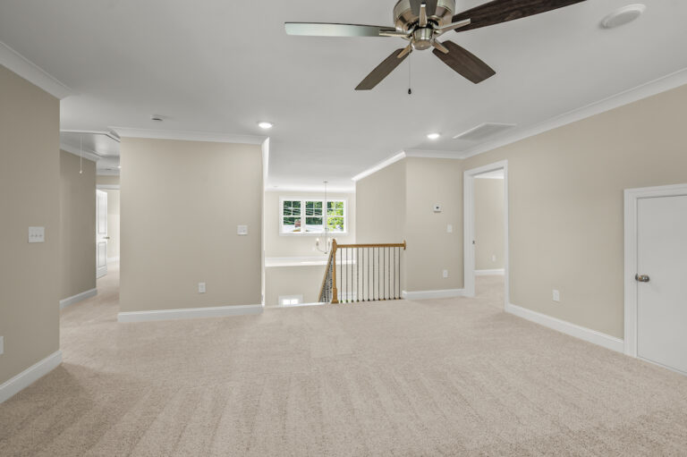 Upstairs family room at 557 Alpine Road.
