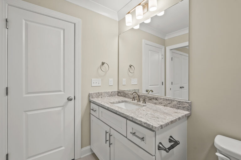 Upstairs bathroom at 557 Alpine Road.