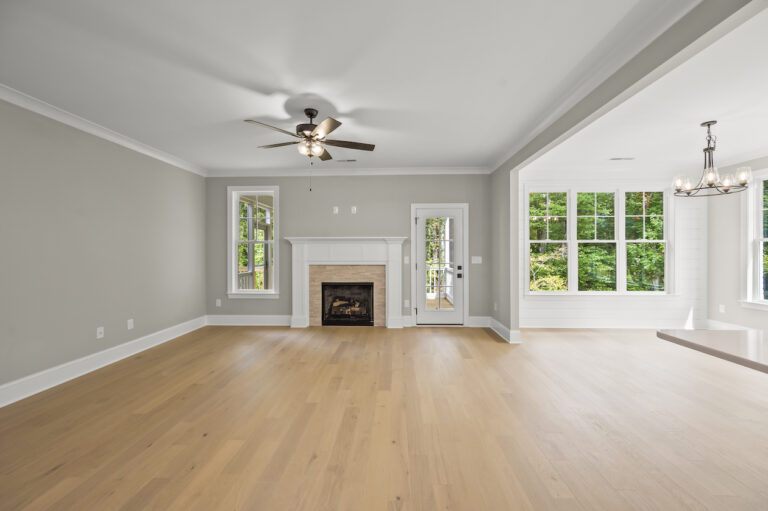 543 Barrett Road, photo of the large living dining and kitchen space!